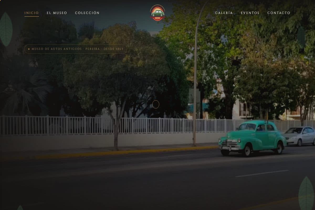 El Garaje Museo · experiencia web